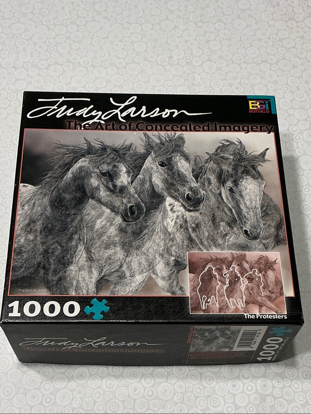 The Protesters 1000 Piece Puzzle  by Artist Judy Larson